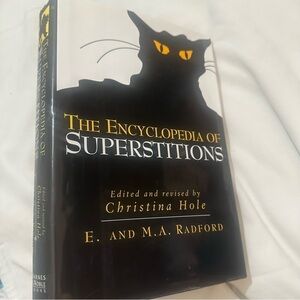 Vintage 1996 Barnes & Noble Books Encyclopedia of Superstitions Christina Hole